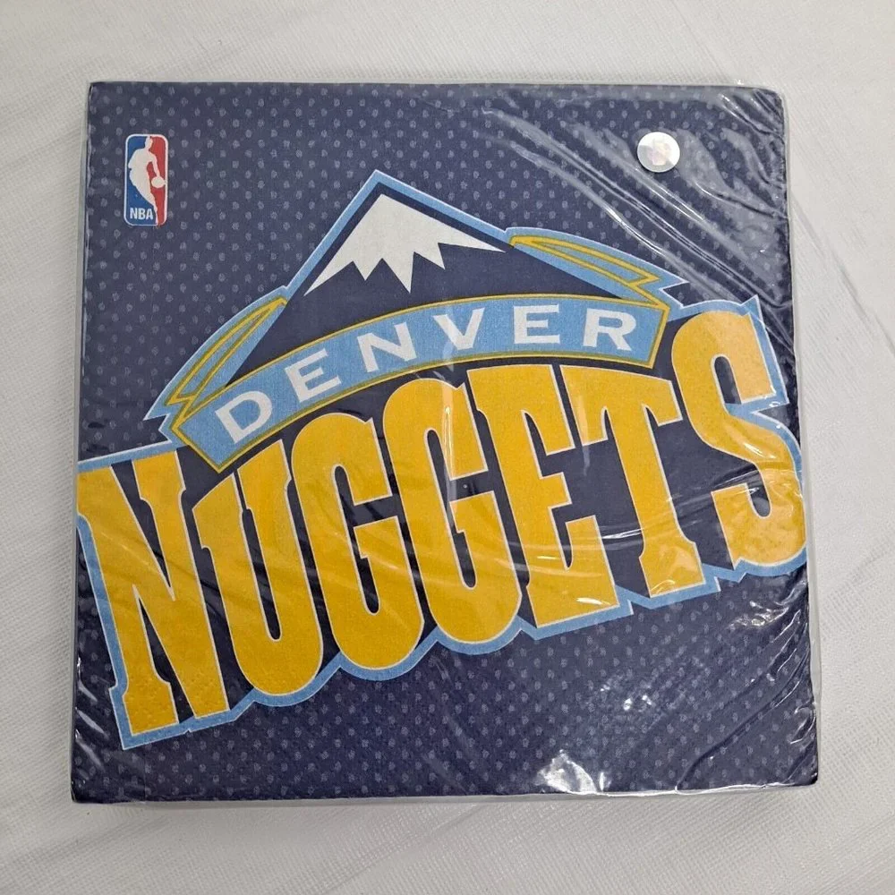 NBA Denver Nuggets Party Napkins Sports Fan 16 Count
